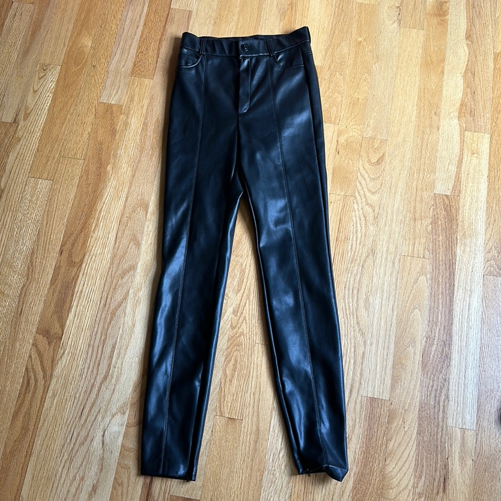 Zara leather pants